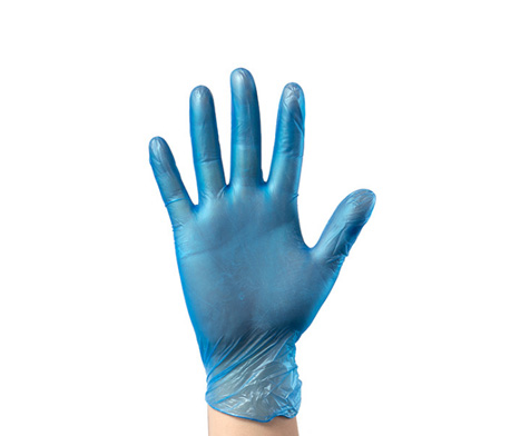 Blue Nitrile Disposable Gloves